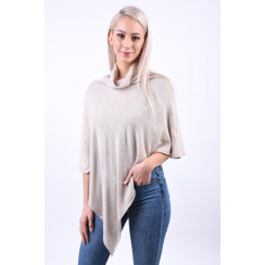 Poncho Dama Pieces Pcrikki lana Noos Feather Gray
